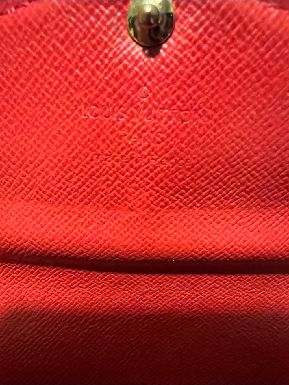 🔥🔥🔥Louis Vuitton Brown Monogram Envelope Wallet with Red Trim with 2 COA! - Picture 6 of 15